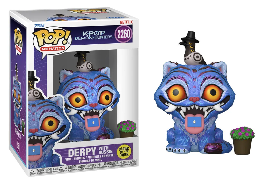 20250912154021_funko_pop_animation_k_pop_2260_glows_in_the_dark Funko Pop! Animation: KPop Demon Hunters - Derpy with Sussie 2260 Glows in the Dark - Image 1