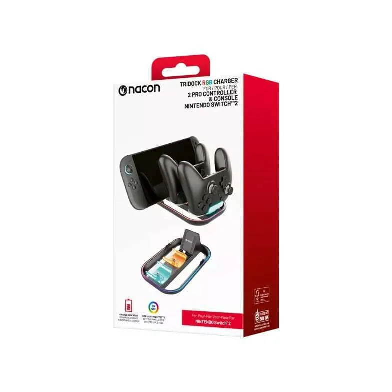 20251002162023_9a5ad2c5 Nacon Βάση για 2 χειριστήρια Switch 2 Μαύρη NA029086 - Image 1