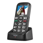 Brondi Amico Unico+ Dual SIM Κινητό με Μεγάλα Κουμπιά Μαύρο