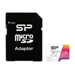 Silicon Power Elite SDXC 128GB Class 10 V10 A1 UHS-I με αντάπτορα