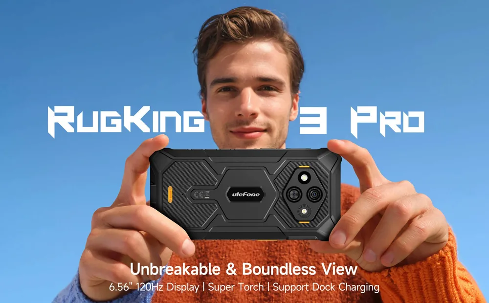 20260107164141_eba5f791 Ulefone RugKing 3 Pro Dual SIM (8/128GB) Ανθεκτικό Smartphone Μαύρο - Image 1