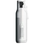 LARQ Μπουκάλι Θερμός Ανοξείδωτο 500ml Flip Top Granite White με Καλαμάκι