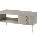 Ορθογώνιο Τραπεζάκι Σαλονιού Tresse Ξύλινο Cashmere Matt Μ110xΠ60xΥ40εκ.