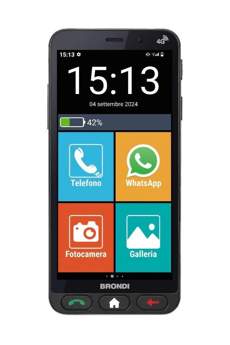 20260316113308_brondi_amico_vero_4g_dual_sim_3gb_32gb_mayro Brondi Amico Vero 4G Dual SIM (3/32GB) Μαύρο - Image 1
