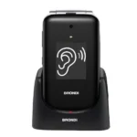 Brondi Amico Supervoice Dual SIM Κινητό με Μεγάλα Κουμπιά Μαύρο