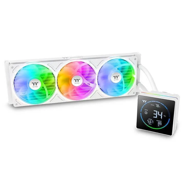 20260318154221_aaf6f588 Thermaltake TH360-S (v3) Υδρόψυξη Επεξεργαστή Τριπλού Ανεμιστήρα 120mm για Socket AM4/AM5/1700/1200/115x με ARGB Φωτισμό Λευκή - Image 1