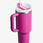 Stanley Quencher H2.0 FlowState Handled Tumbler Θερμός Ανοξείδωτο BPA Free 1.18lt Violet Blossom με Καλαμάκι και Λαβή 13230-064