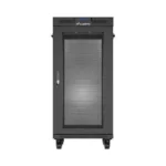Lanberg Επιδαπέδια Καμπίνα Rack 19U Μαύρο FF01-6824-23BL