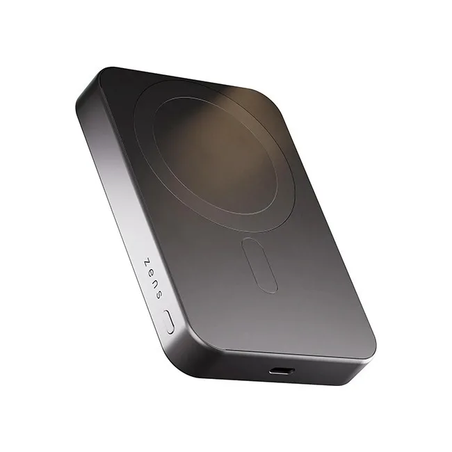 20260323122336_zens_magsafe_power_bank_10000mah_15w_me_thyra_usb_c_mayro Zens MagSafe Power Bank 10000mAh 15W με Θύρα USB-C Μαύρο - Image 1