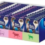 Whiskas Optivital Pouches Cats 112 Pouches 4 Flavors Chicken Lamb Beef Veal Mixcase 112x85g