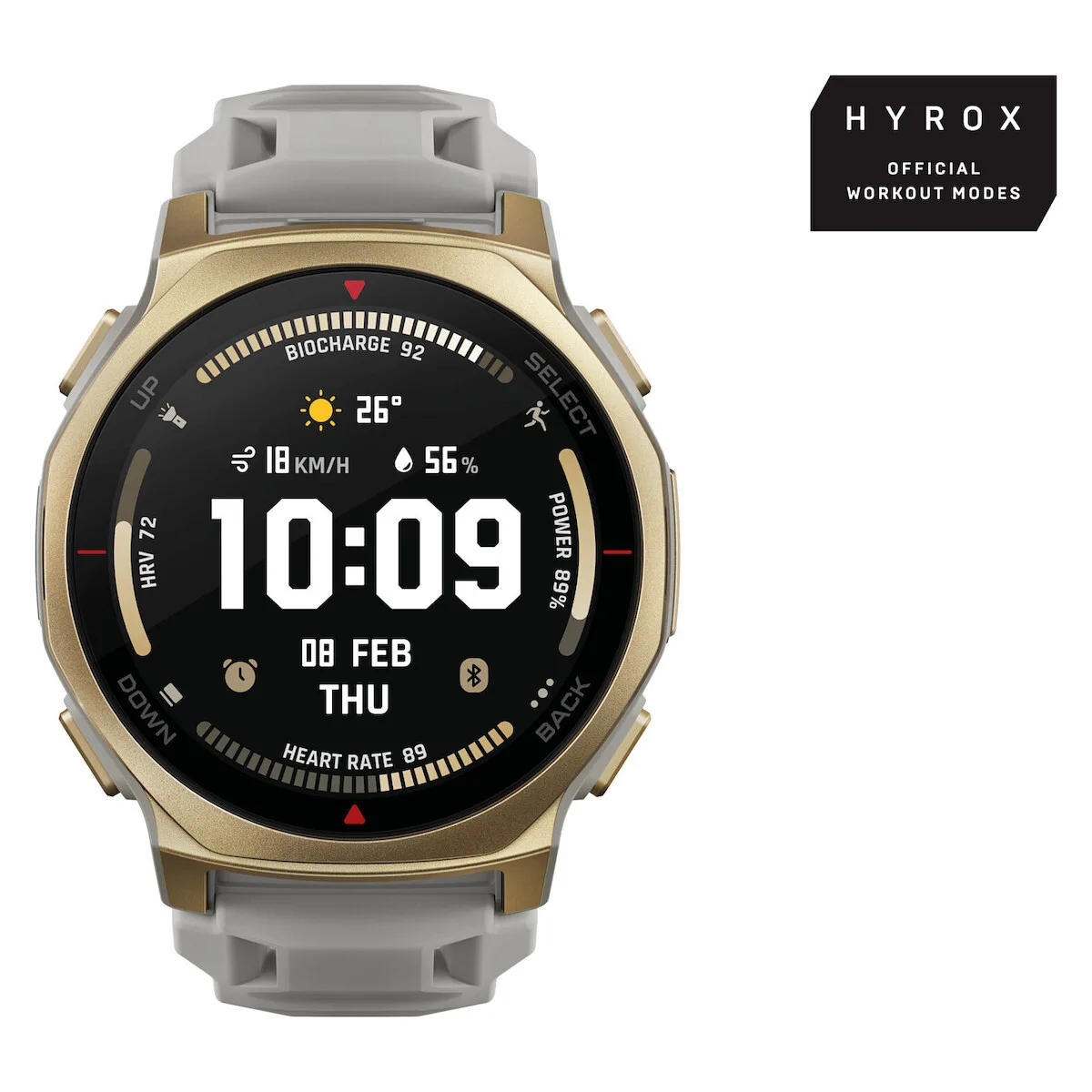 20260324150641_d69e369e Amazfit T-Rex 3 Pro Titanium 44mm Αδιάβροχο Smartwatch (Arctic Gold) - Image 1