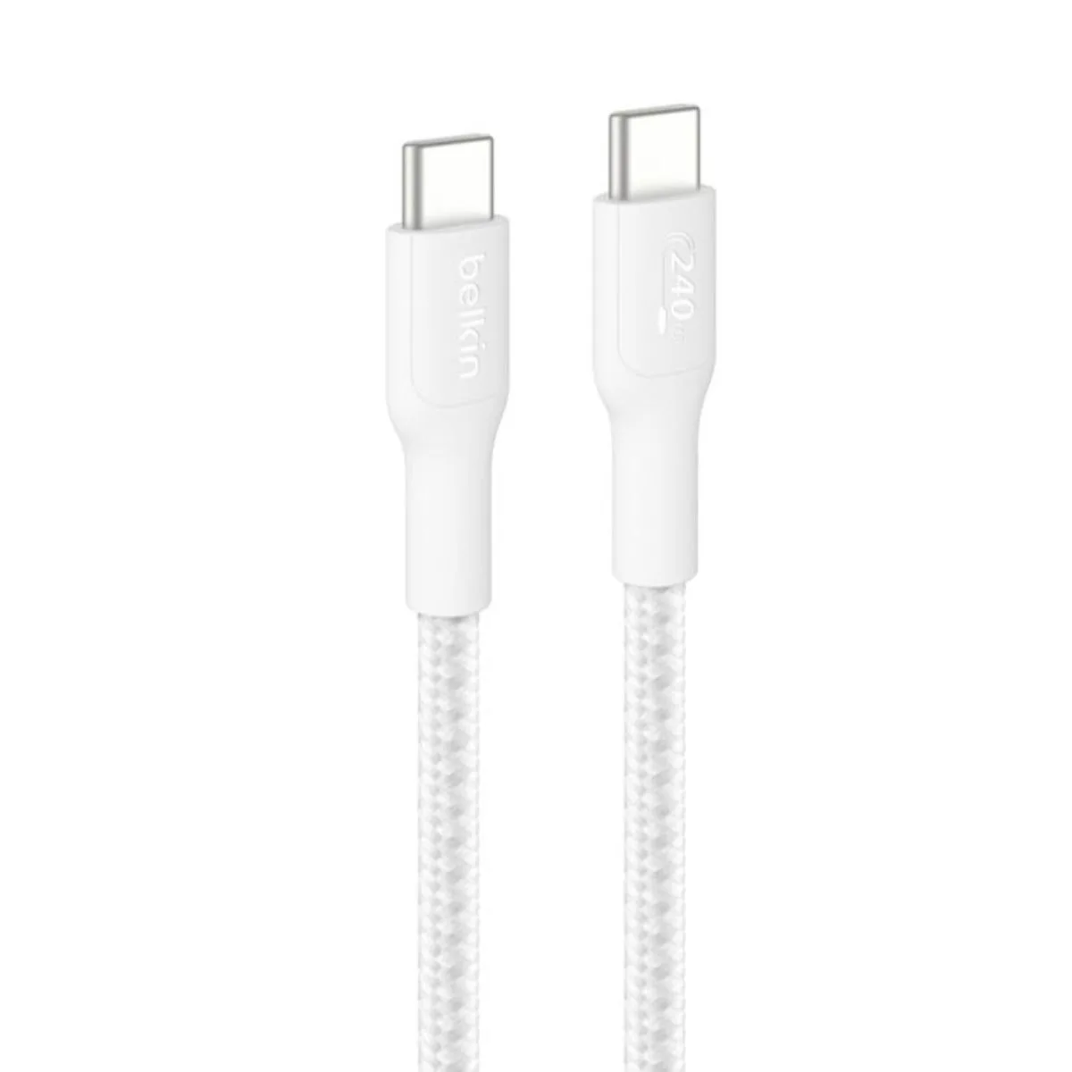 Belkin Braided USB 2.0 Cable USB-C male - USB-B female 240W Λευκό 3m CAB025hq3MWH - Image 1