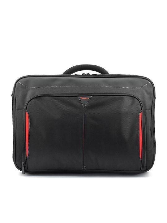 Targus Classic+ Clamshell Τσάντα Ώμου / Χειρός για Laptop 18" Black/Red