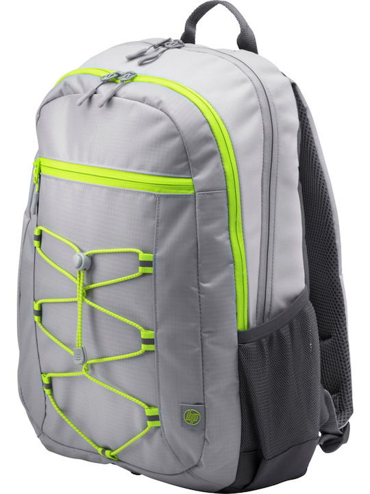 HP Active Αδιάβροχη Τσάντα Πλάτης για Laptop 15.6" Grey/Neon Yellow