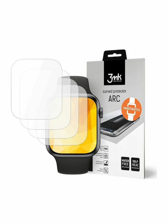 3MK 3D Full Curved Arc Screen Protector για το Apple Watch 40mm 3τμχ