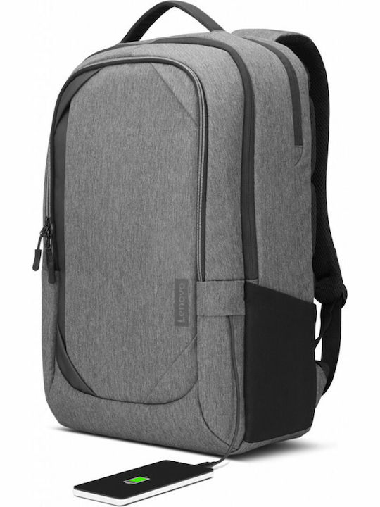 Lenovo Business Casual Αδιάβροχη Τσάντα Πλάτης για Laptop 17" σε Γκρι χρώμα