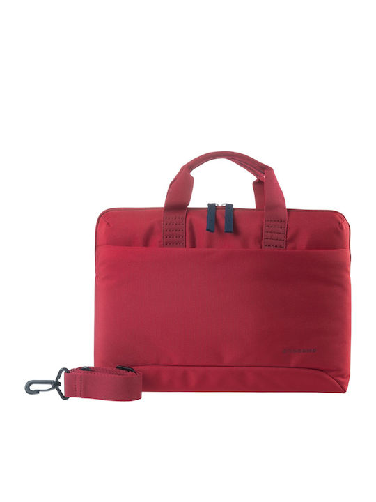 Tucano Smilza Τσάντα Ώμου / Χειρός για Laptop 14" σε Κόκκινο χρώμα