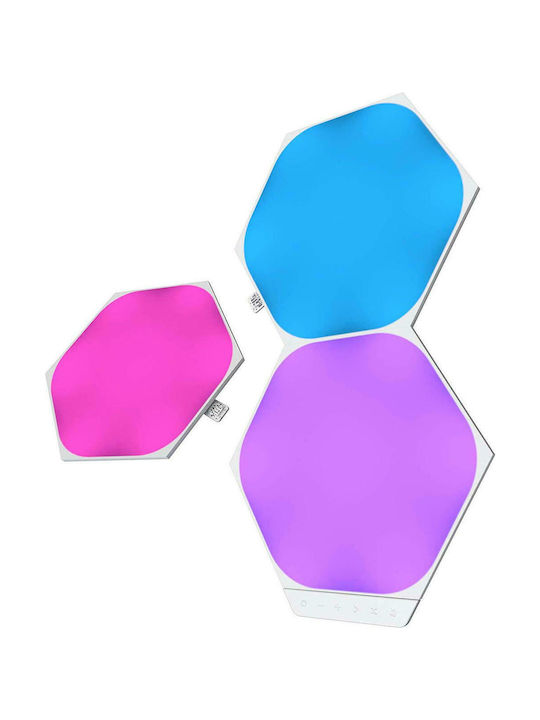 Nanoleaf Διακοσμητικό Φωτιστικό Shapes Hexagons Expansion 3-pack LED RGB Hexagon 3τμχ NL42-0001HX-3PK