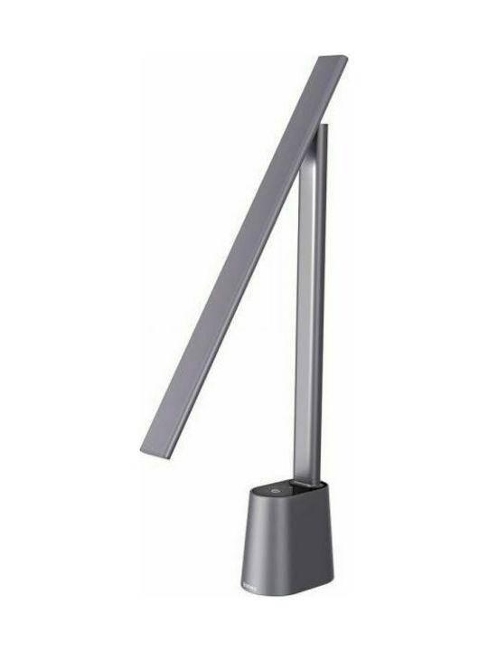 Baseus Smart Eye Series Επαναφορτιζόμενο LED Φωτιστικό Γραφείου Αναδιπλούμενο σε Γκρι Χρώμα DGZG-0G