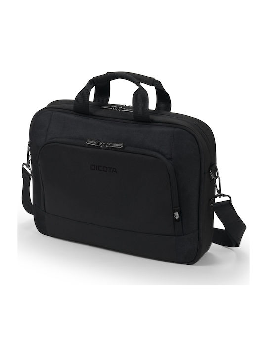 Dicota Eco Top Traveller Base Τσάντα Ώμου / Χειρός για Laptop 15.6" σε Μαύρο χρώμα