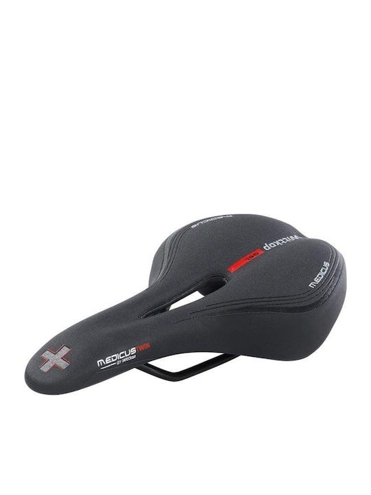 Wittkop Medicus Twin 4.0 Σέλα Ποδηλάτου Μαύρη με Gel 270 x 170 mm