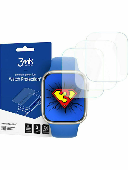 3MK ARC 3pcs Screen Protector για το Apple Watch 4 / 5 / 6 / 7 / SE (40 / 41 mm) 3τμχ