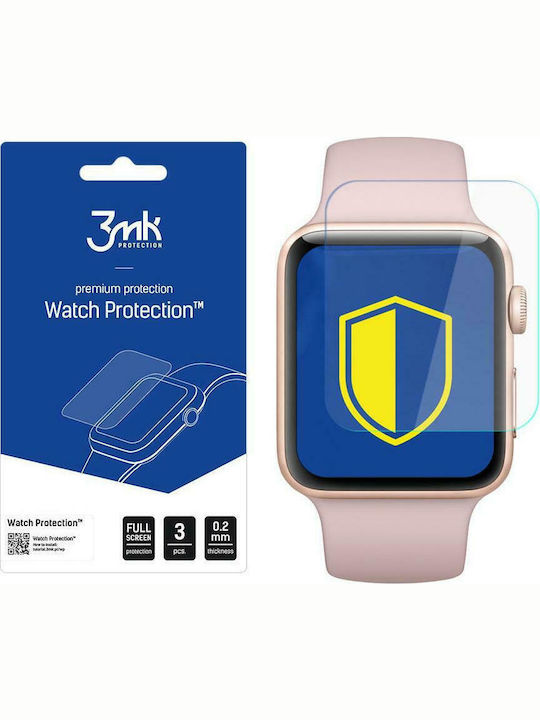 3MK ARC+ Screen Protector για το Apple Watch 38mm 3τμχ