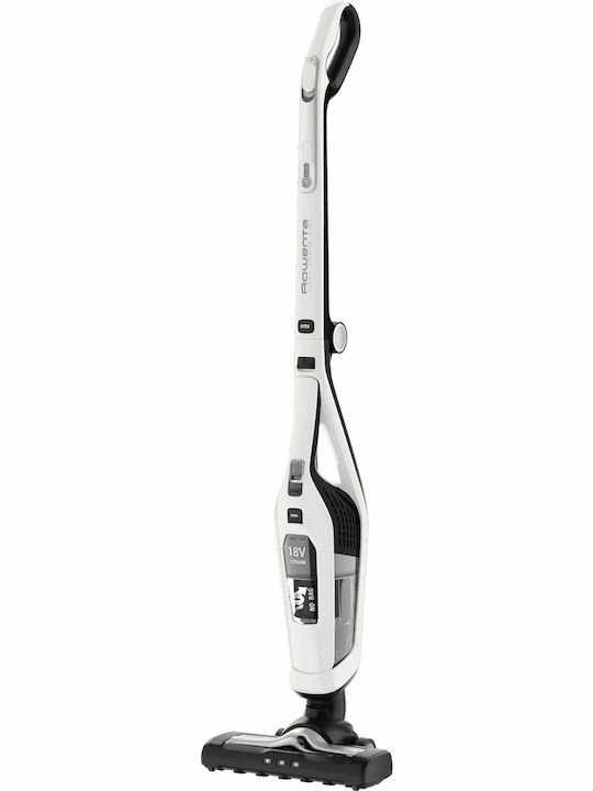 Rowenta Dual Force Επαναφορτιζόμενη Σκούπα Stick 18V Λευκή