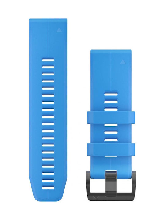 Garmin Λουράκι Σιλικόνης Cyan Blue (Fenix 3 / 5X / 5X Plus / 6X / 6X Pro / 7X / 7X Pro / 8 (51mm)) 010-12741-02