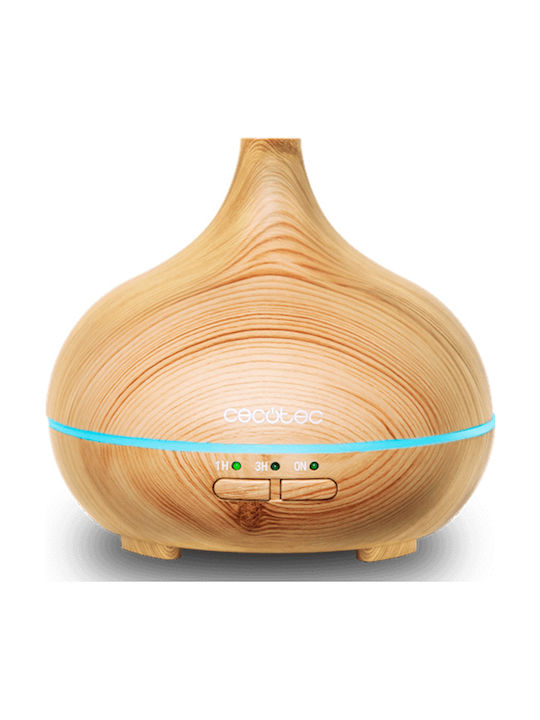 Cecotec Led Συσκευή Αρωματοθεραπείας Υπερήχων Pure Aroma 150 Yang με Χρονοδιακόπτη Καφέ 150ml 05284