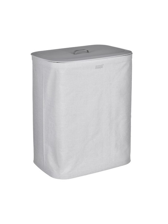 Joseph Joseph 50020 Καλάθι Απλύτων Υφασμάτινο με Καπάκι 71x39.5x56cm Λευκό