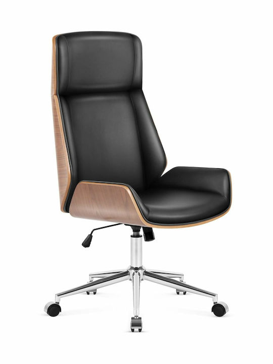 Καρέκλα Διευθυντική με Ανάκλιση Boss 8.0 Μαύρη Mark Adler