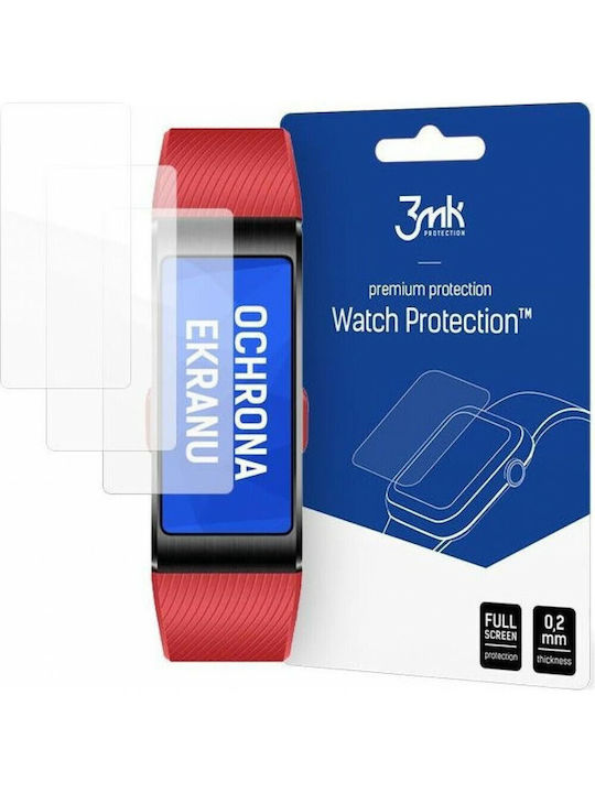 3MK Full Coverage Screen Protector για το Huawei Band 4 Pro 3τμχ