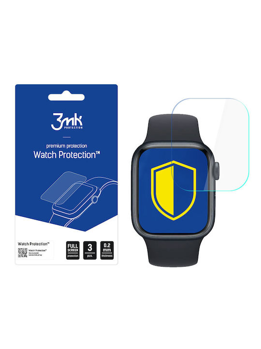 3MK Arc+ Screen Protector για το Apple Watch 9 41mm 3τμχ
