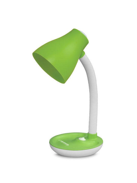 Esperanza Atria Φωτιστικό Γραφείου με Εύκαμπτο Βραχίονα για Ντουί E27 σε Πράσινο Χρώμα ELD114G