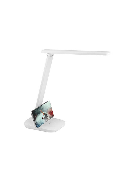 Tracer Επαναφορτιζόμενο LED Φωτιστικό Γραφείου Αναδιπλούμενο σε Λευκό Χρώμα TRAOSW47184