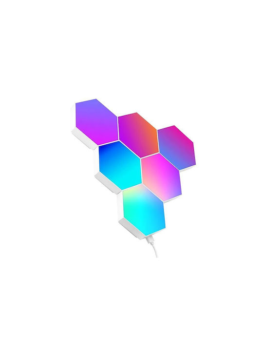 Tracer Smart Διακοσμητικό Φωτιστικό GU10 Hexagon 6τμχ 9εκ. TRAOSW47256