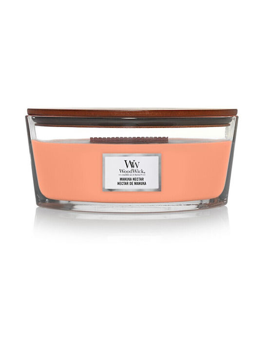 WoodWick Αρωματικό Κερί Manuka Nectar σε Βάζο με Άρωμα Manuka Nectar Πορτοκαλί 453.6gr