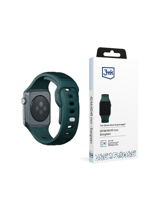 3MK Λουράκι Σιλικόνης με Pin Πράσινο (Apple Watch 44/45/46mm/Ultra 49mm)