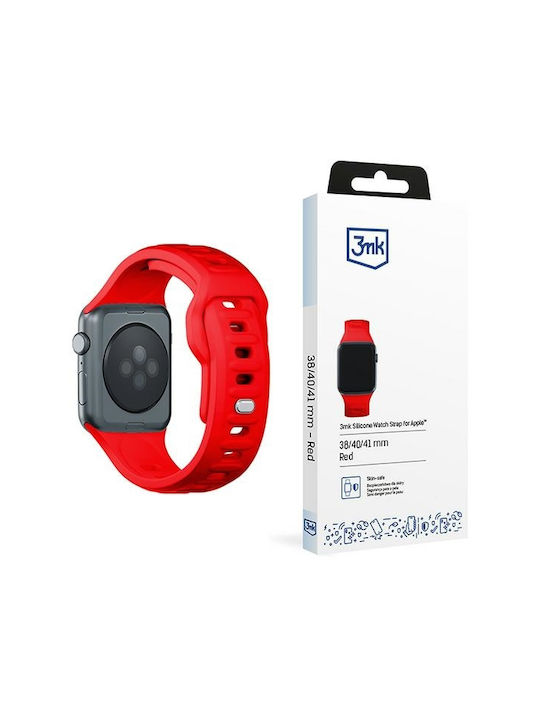 3MK Λουράκι Σιλικόνης Κόκκινο (Apple Watch 38/40/41mm)