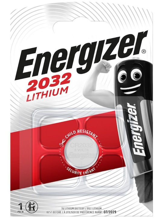 Energizer Μπαταρία Λιθίου Ρολογιών CR2032 3V 1τμχ