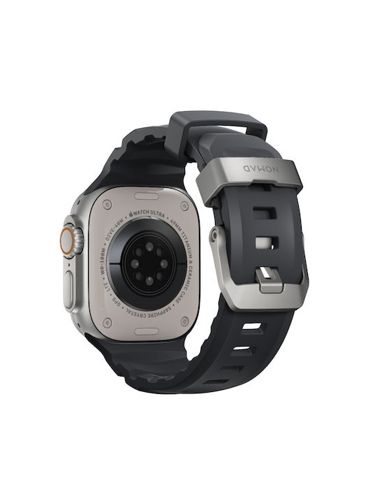 Nomad Rocky Point Λουράκι Μαύρο (Apple Watch 44/45/46mm/Ultra 49mm)