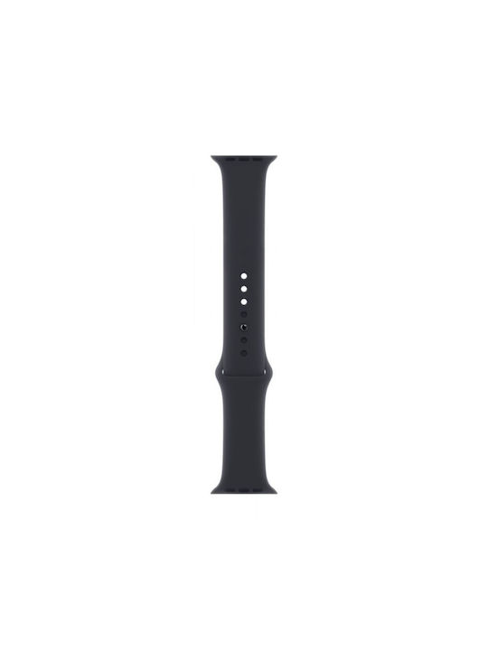 Apple Sport Band 40mm S/M Λουράκι Σιλικόνης με Pin Μαύρο (Apple Watch 38/40/41mm) MAX94ZM/A