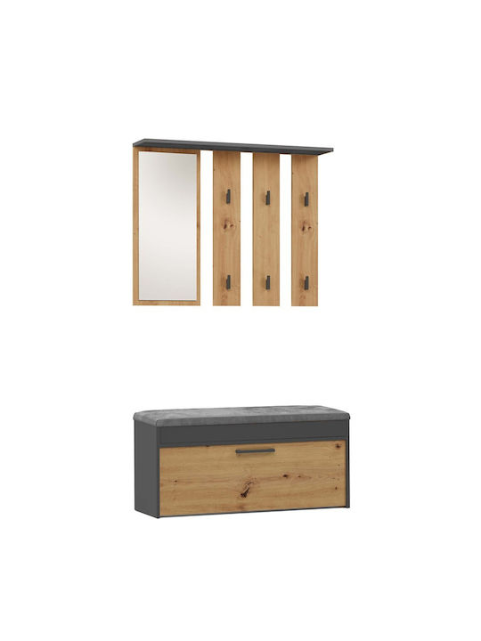 Parma Wardrobe Parma Anthracite Artisan