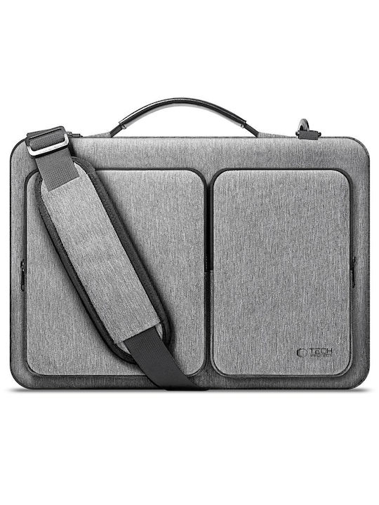 Tech-Protect Defender Τσάντα Ώμου / Χειρός για Laptop 13" Crayon Grey