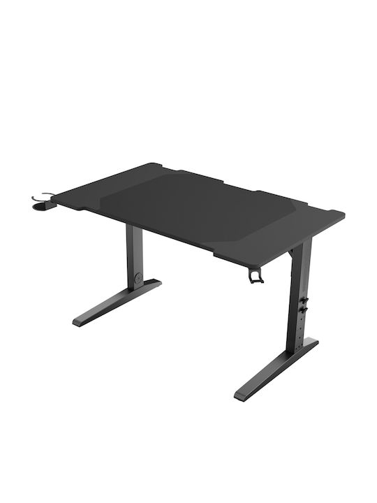 Γραφείο Gaming Holm Modular Ξύλινο Black 120x75x70εκ.