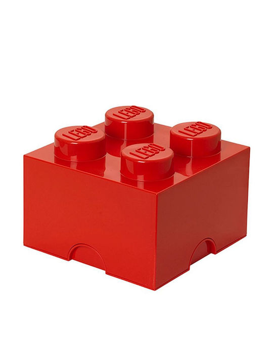LEGO Παιδικό Κουτί Αποθήκευσης από Πλαστικό 4-Stud Κόκκινο 25x25x18cm 40031730