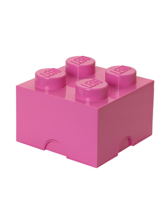 LEGO Παιδικό Κουτί Αποθήκευσης από Πλαστικό 4-Stud Φούξια 25x25x18cm 40031739