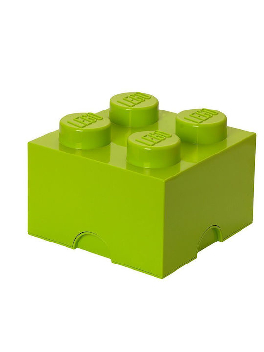 LEGO Παιδικό Κουτί Αποθήκευσης από Πλαστικό 4-Stud Πράσινο 25x25x18cm 40031220