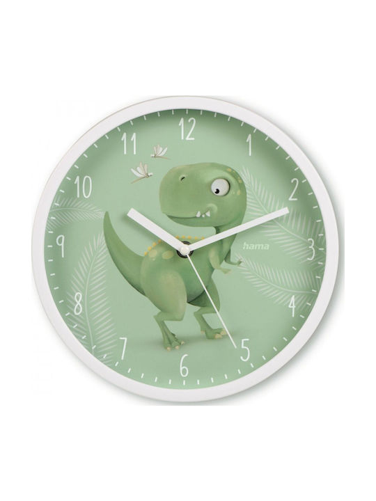 HAMA Παιδικό Ρολόι Τοίχου Dino 25εκ.